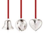 Georg Jensen jul 2021 Juleophæng - 3 stk. - Palladium