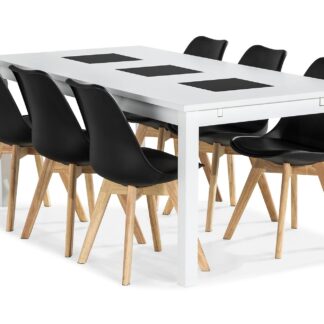 Jasmin Spisebordssæt M. 6 Stil Spisebordsstole