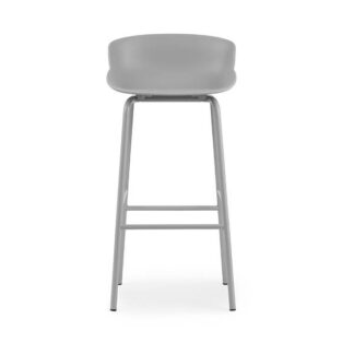 Normann Copenhagen Hyg barstol - stål/grå 75 cm