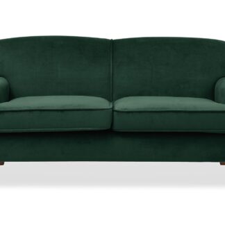 Bracknell 2 Pers. Sofa, Mørkegrøn Velour