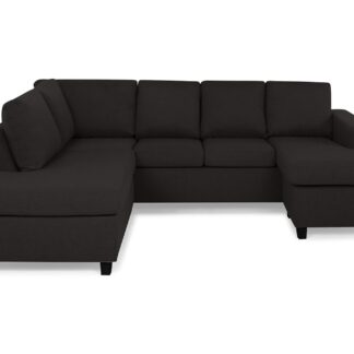 Crazy U-sofa Large, Antracit (Venstrevendt)