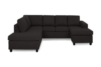 Crazy U-sofa Large, Antracit (Venstrevendt)