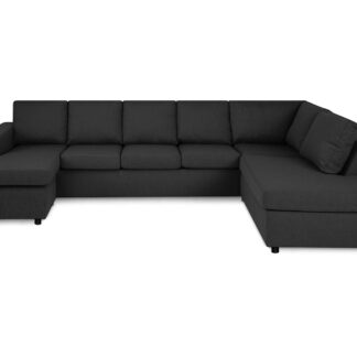 Crazy U-sofa Xl, Antracitgrå (Højrevendt)