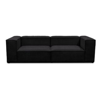 Lissabon sort XL 2 personers sofa