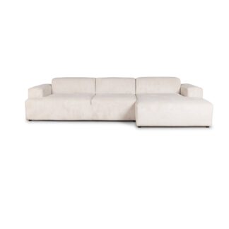 Madrid XL chaiselong sofa højrevendt. fløjl