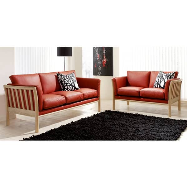 Betina sofa - 2+3 personers lædersofa