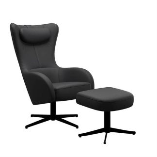 Brunstad Bella lænestol - Sortlakeret stel - Classic Black