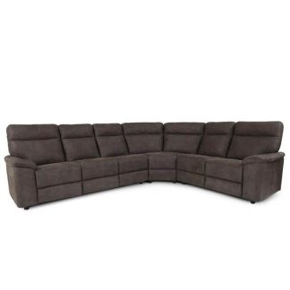 Hampton hjørnesofa - gråbrun stof