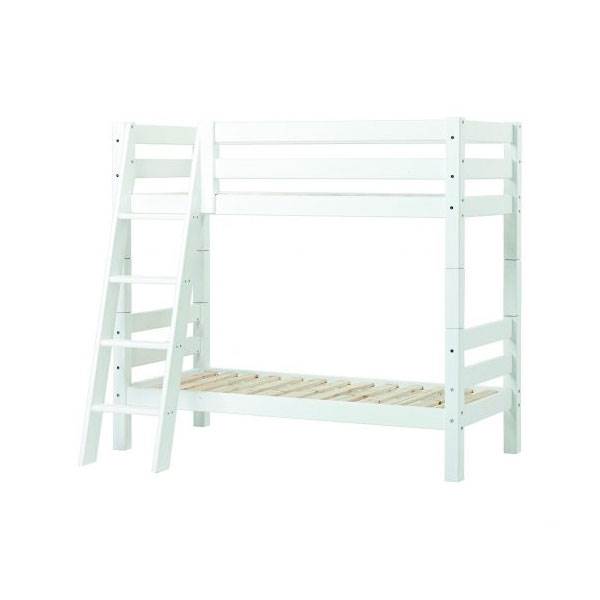 Hoppekids ECO Luxury køjeseng med skrå stige - 120x200