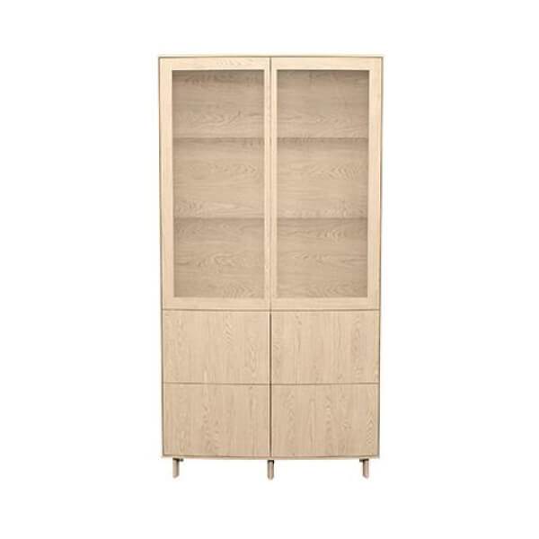 Skovby SM410 vitrine - Lakeret eg