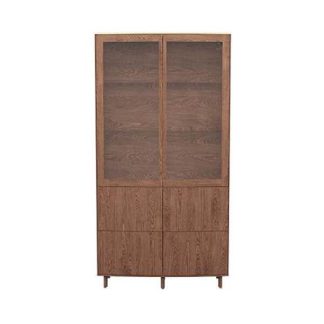 Skovby SM410 vitrine Olieret valnoed » Sofatesten Skovby SM410 vitrine - Olieret valnød