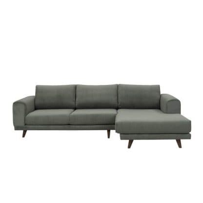 Theodor chaiselongsofa - grøn fløjl