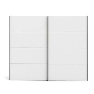 Tvilum Verona garderobeskab - hvid - 242 cm.