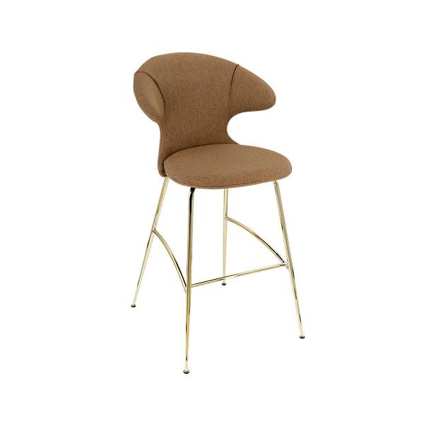 Umage Time Flies Barstol - Sugar Brown / Messing