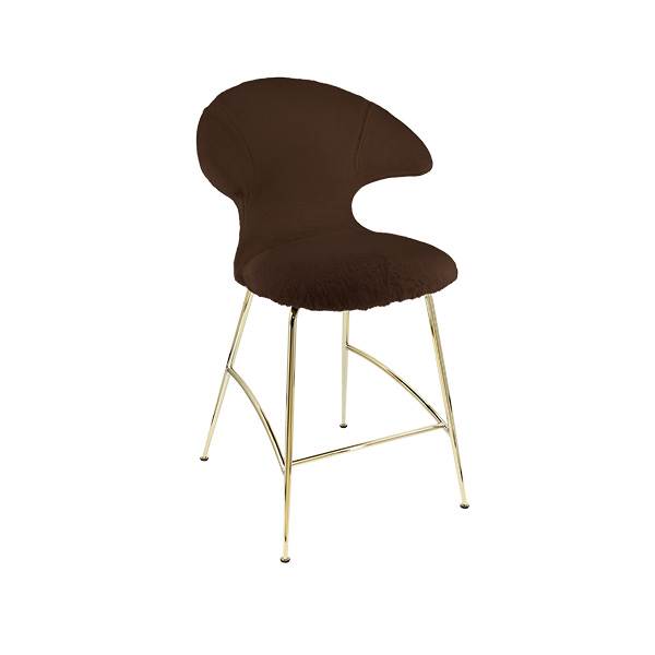 Umage Time Flies Counterstol Teddy Brown Messing » Sofatesten Umage Time Flies Counterstol - Teddy Brown / Messing