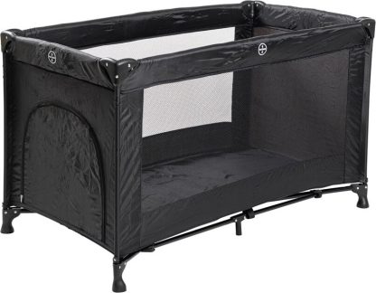 Babytrold Rejseseng - Sort - 124x65x75 Cm