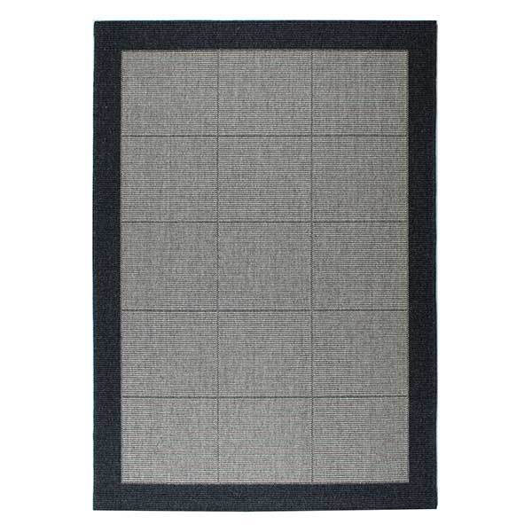 HC Interior Rugs Casablanca fladvævet tæppe - Mørkegrå