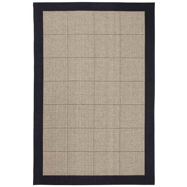 HC Interior Rugs Casablanca fladvaevet taeppe Sort 240x340 cm » Sofatesten HC Interior Rugs Casablanca fladvævet tæppe - Sort - 240x340 cm