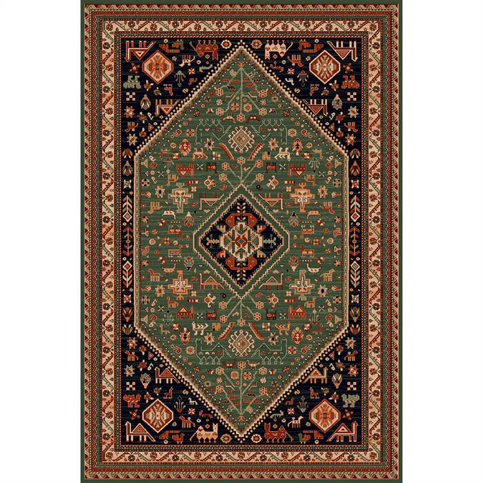 HC Interior Rugs Napoleon Groen 64 400 160 x 240 cm » Sofatesten HC Interior Rugs Napoleon - Grøn-64-400 - 160 x 240 cm